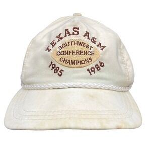 Vintage Texas A&M 1985 1986 Champions Hat Pro Line‎ College Football 80s Alumni